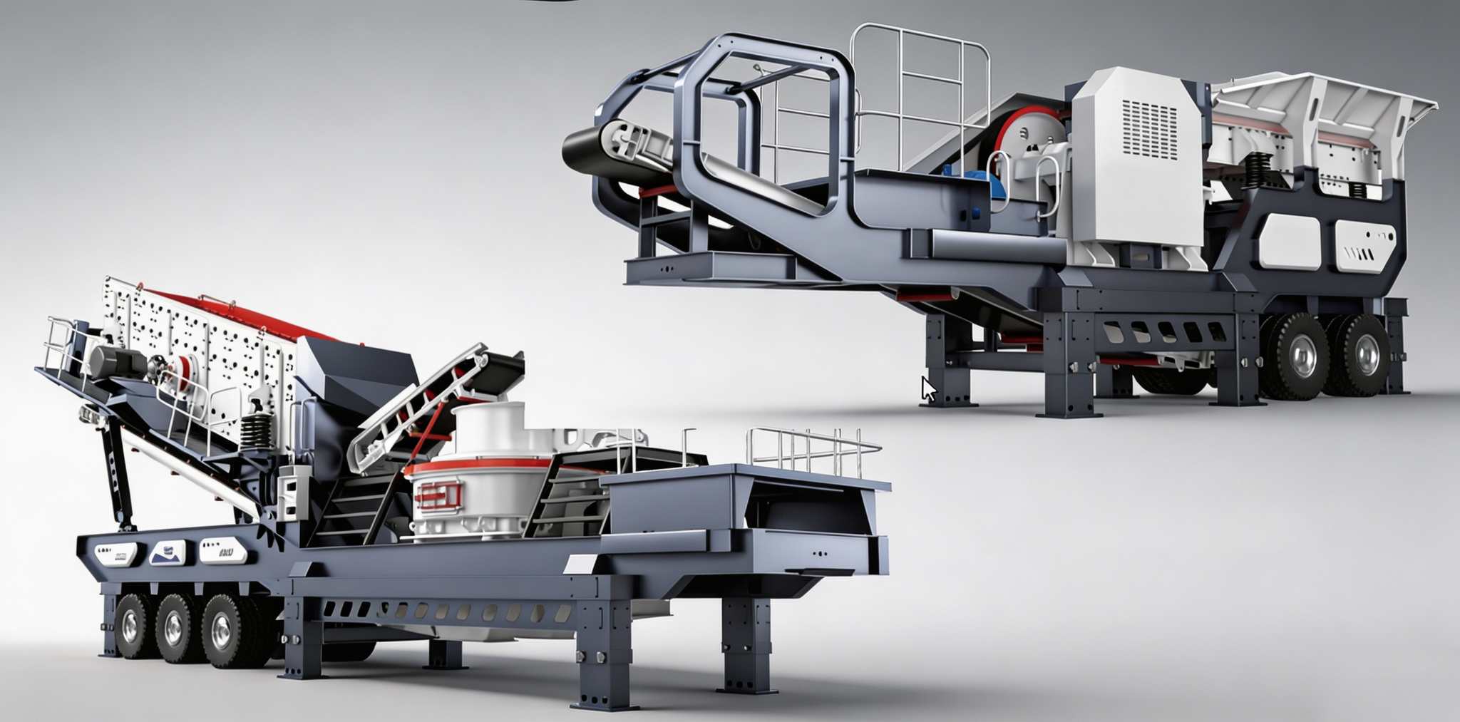 Mobile Crusher Station（Tire-mounted）